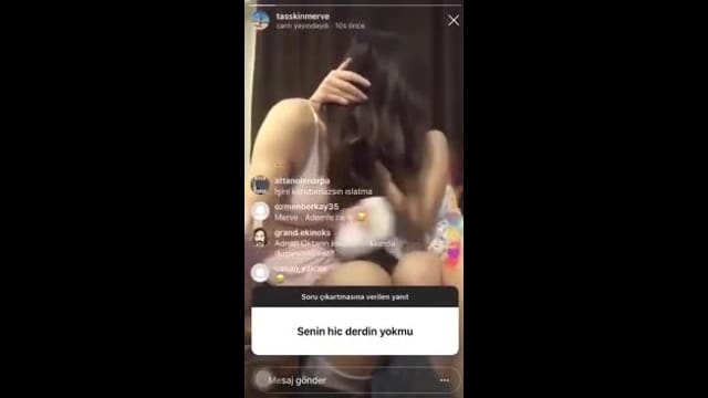 Merve Taşkın ifşa Soru Cevap canlı yayını - HD Porno İzle